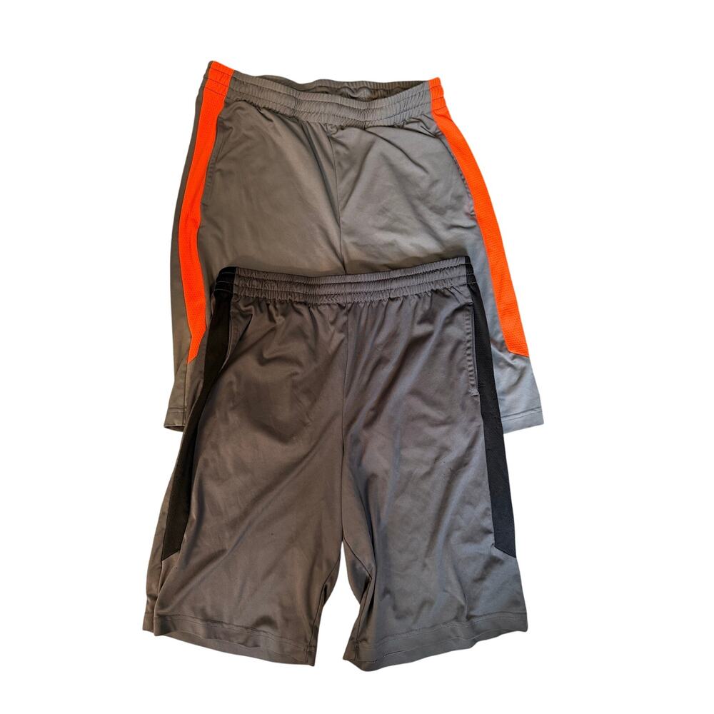 Set of 2 pairs of Tek Gear Boys Basketball Shorts XL